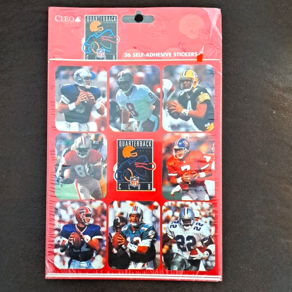 NWT 1993 NFL Quarterback Stickers